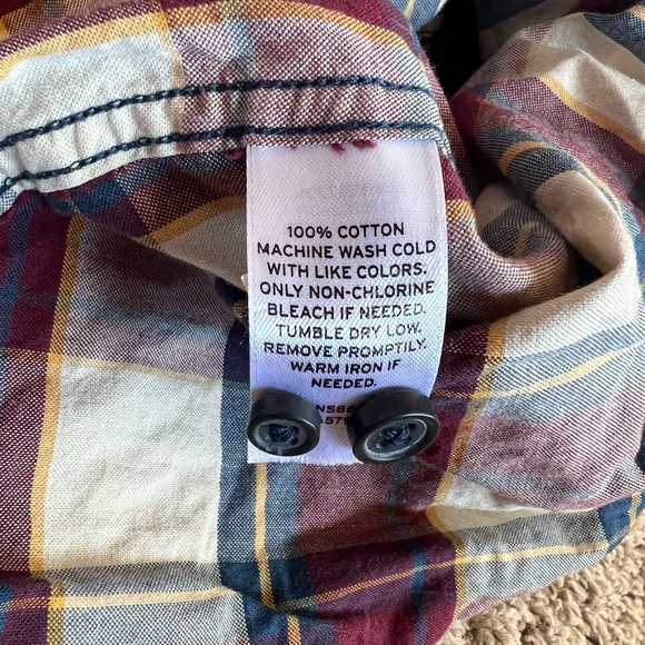 Wallin & Bros Button Down Shirt Large Plaid - Picture 5 of 6